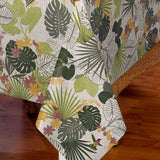 Nordfavn Tropical Kolibri – Wachstuch Tischdecke mit botanischem Muster, Ecke 2
