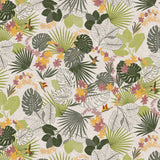 Nordfavn Tropical Kolibri – Wachstuch Tischdecke mit botanischem Muster, Muster