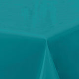 Nordfavn Uni Canard Blau - einfarbige halbglänzende Wachstuch Tischdecke, Ecke