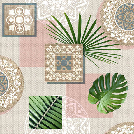 Ornament on Canvas - Wachstuch Tischdecke mit leicht geprägter Oberfläche