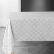 Orphee – Damasttischdecke mit feinem, geometrisch gewebtem Muster – 140 x 240 cm