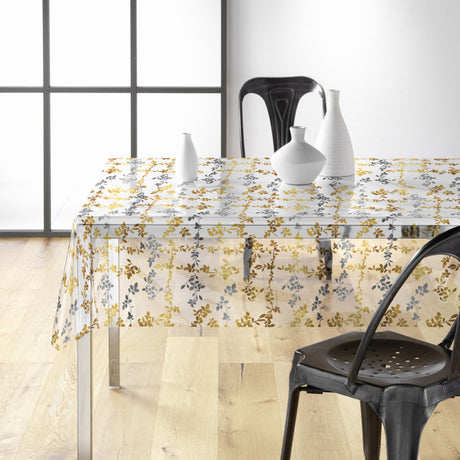 Pampa Metallic – Tischfolie transparent mit Glitzereffekt