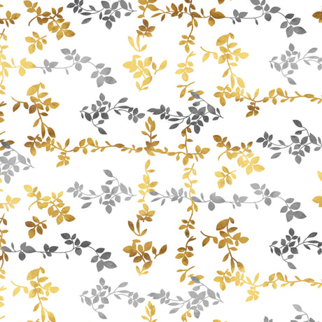 Pampa Metallic – Tischfolie transparent mit Glitzereffekt, Muster