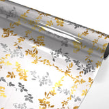 Pampa Metallic – Tischfolie transparent mit Glitzereffekt, aufgerollt