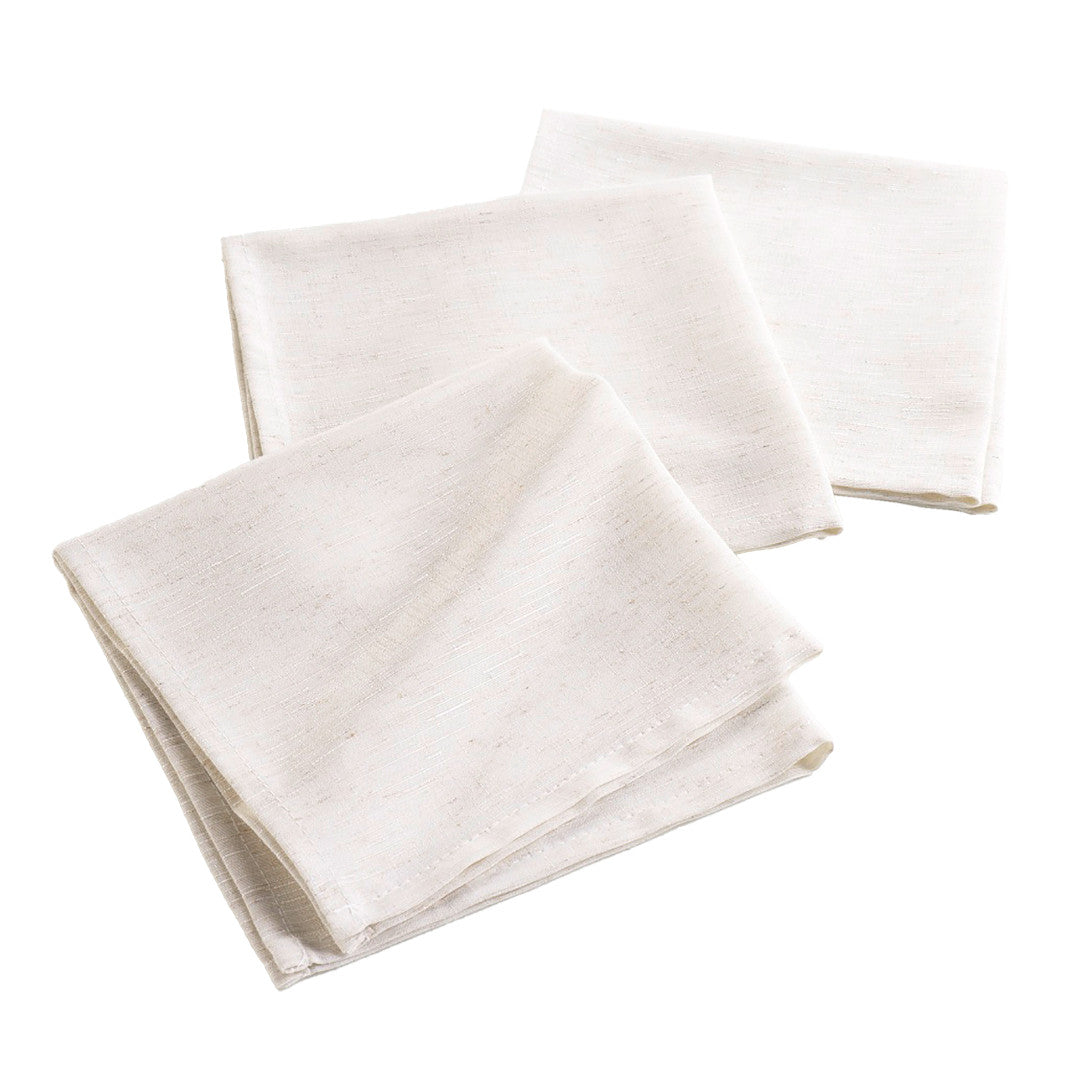Pauline – Servietten aus Polyester/Leinen 40 x 40 cm (3er-Pack)