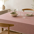 Nordfavn Roa Tinto Altrosa – Extra breite abwaschbare Tischdecke in gedecktem Rosa, 180 cm