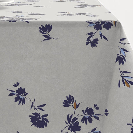 Silhouette Cloud Grey – Södahl abwaschbare Tischdecke aus 100% Baumwolle mit rutschfester Unterseite, Muster
