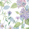 Sommerflor Syren – Wachstuch Tischdecke mit zarten Blumen in Lilatönen
