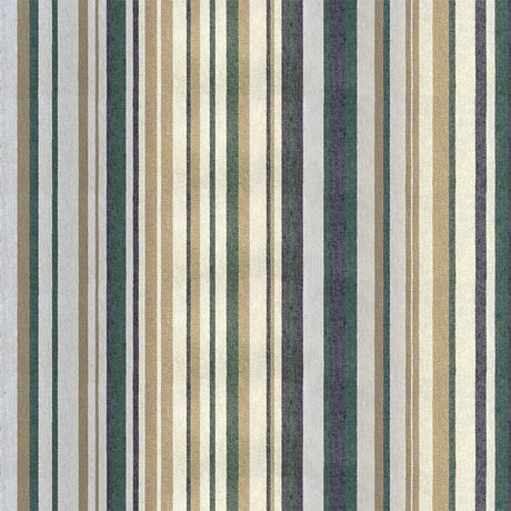 Soto – Abwaschbare Tischdecke mit Streifen in Grün- und Naturtönen, 160 cm breit, Muster