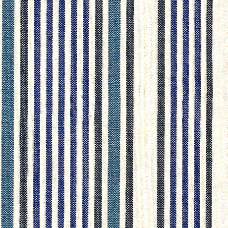 Tarsila – Abwaschbare Tischdecke mit blauen Querstreifen, 160 cm breit, Muster