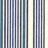 Tarsila – Abwaschbare Tischdecke mit blauen Querstreifen, 180 cm breit, Muster