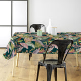 Textilia Galapao - Wachstuch Tischdecke mit üppigem Blattmuster, Ambiente