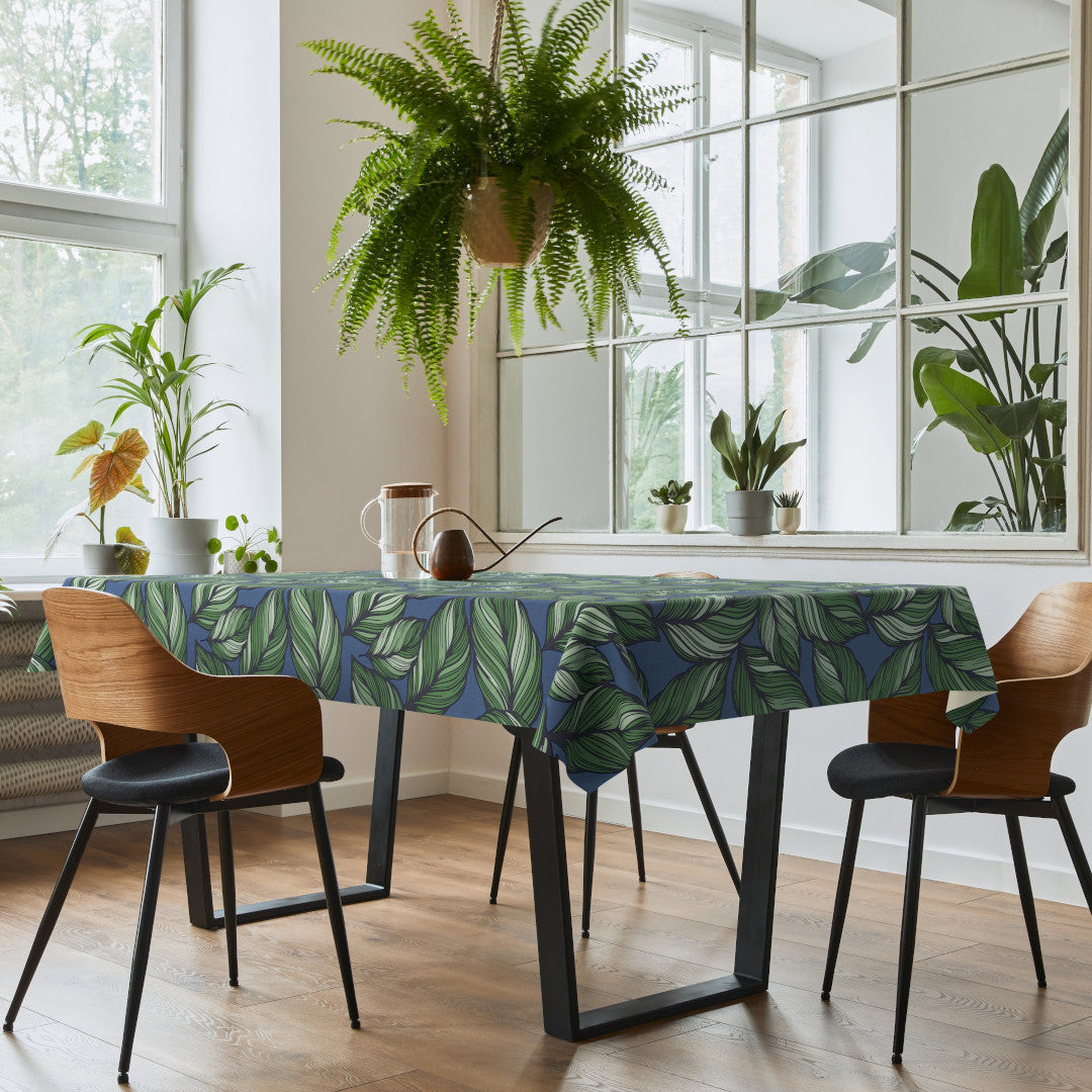Tropical Garden – Extra starke Wachstuch Tischdecke in Textiloptik