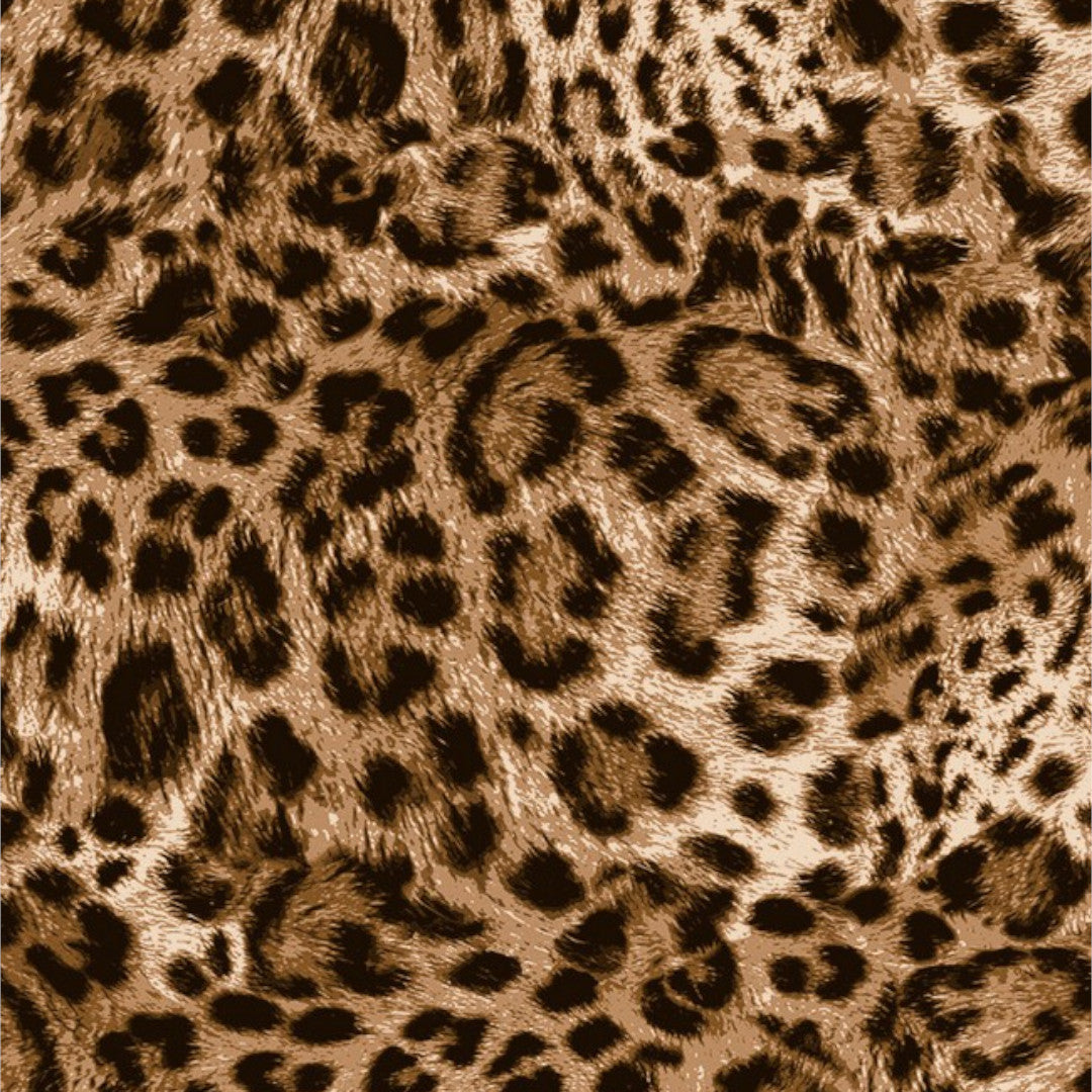 Wachstuch Tischdecke Leopard Luxe – exotische Tischdekoration mit Animalprint, Muster