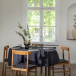 WOW Leinentischdecke, Essence Midnight – Rund Ø 180 cm, Ambiente