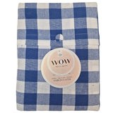 WOW Spring Azurite – Karierte Baumwolltischdecke 150 x 250 cm, Verpackung