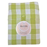 WOW Spring Evergreen – Karierte Baumwolltischdecke 150 x 150 cm, Verpackung
