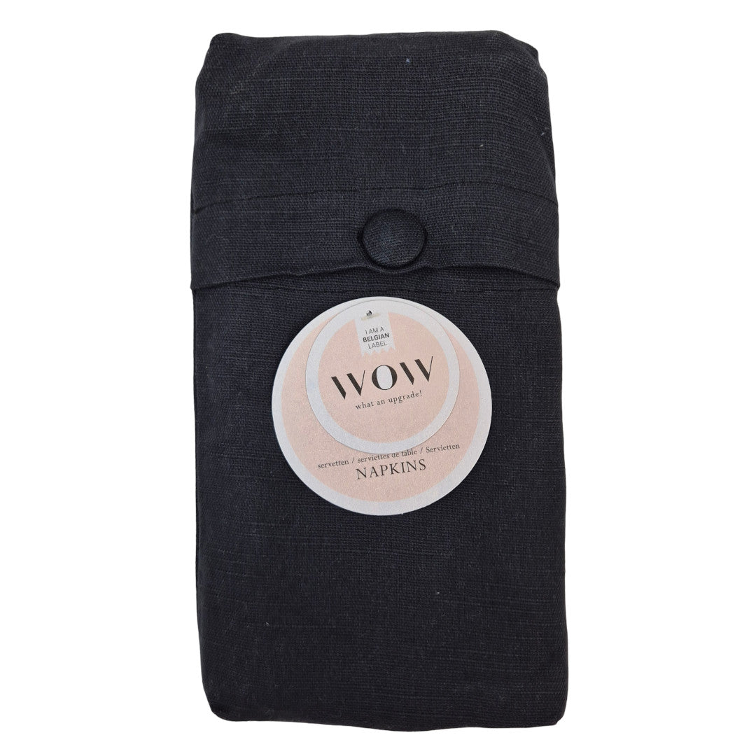 WOW Stoffservietten, Essence Midnight – 45 x 45 cm (4er-Pack)