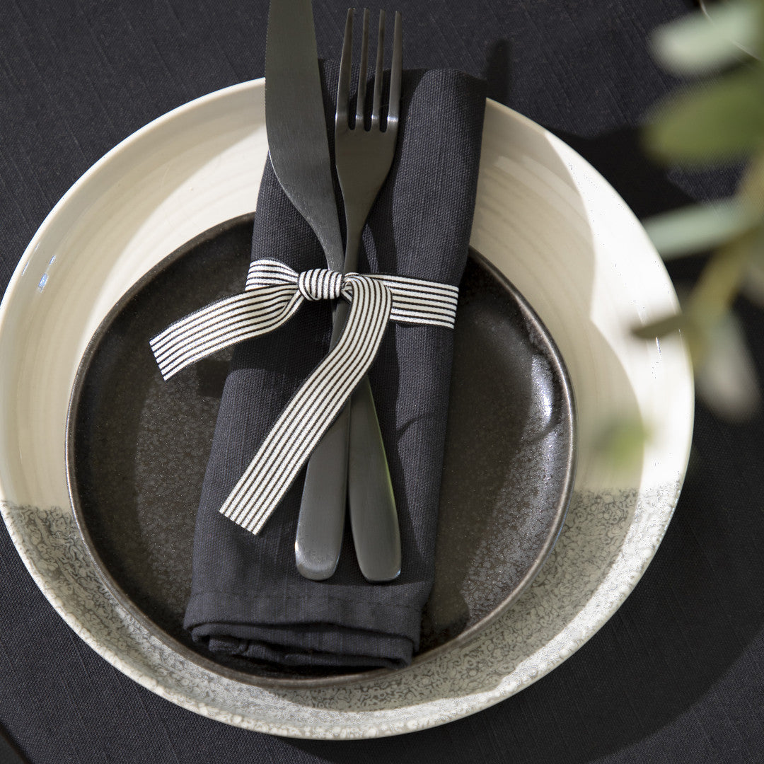 WOW Stoffservietten, Essence Midnight – 45 x 45 cm (4er-Pack), Ambiente