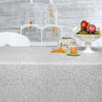 Abwaschbare Tischdecke Jacquard Bonard Blanco 160