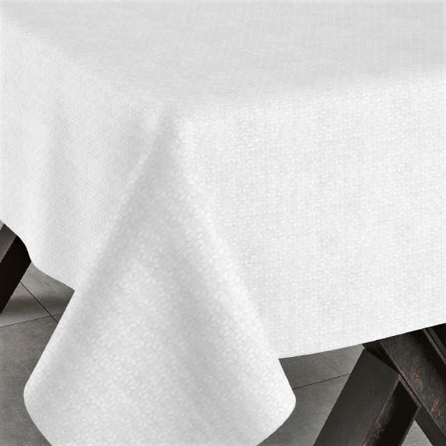 Abwaschbare Tischdecke-Jacquard-Corbaz-Weiß-160
