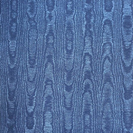 Blaue abwaschbare Tischdecke mit schöner Holzoptik, 160 cm breit