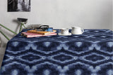 Saura Denim – abwaschbare Tischdecke mit schönem Batikdesign, 140 cm