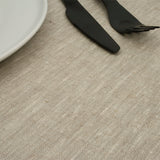Basic Linen Sand - Leinentischdecke mit Acrylbeschichtung, 100% Leinen