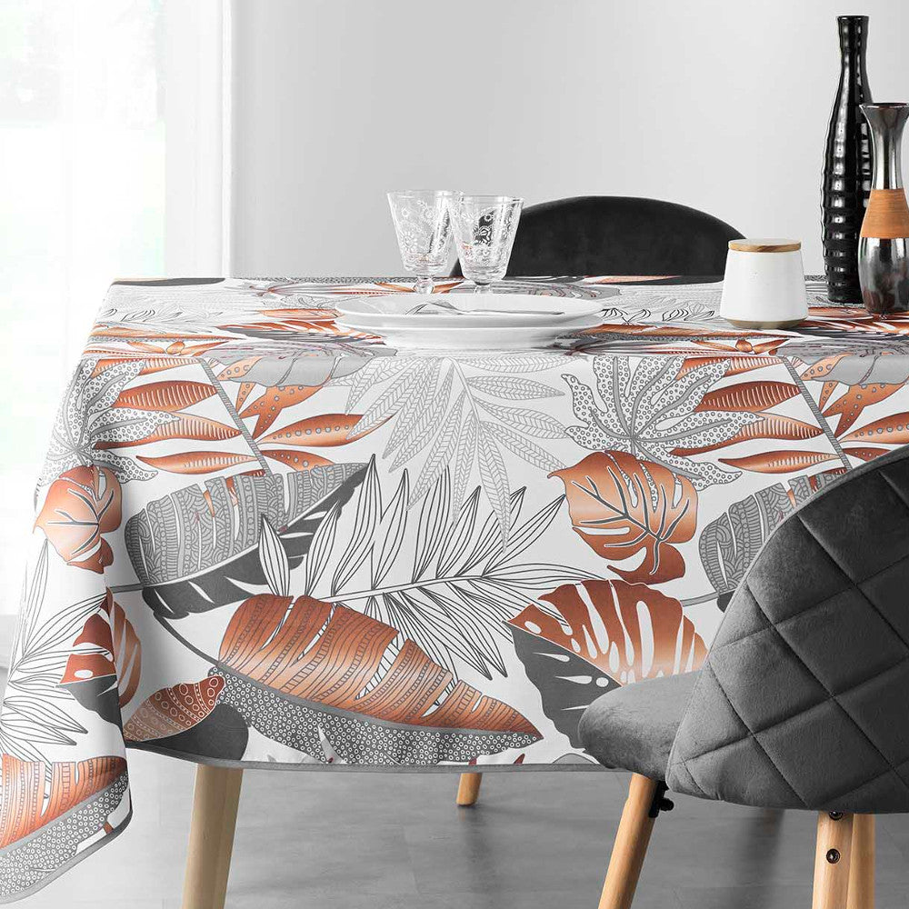 Alianor Weiß 150 x 240 cm, rechteckige Tischdecke mit Fleckschutz