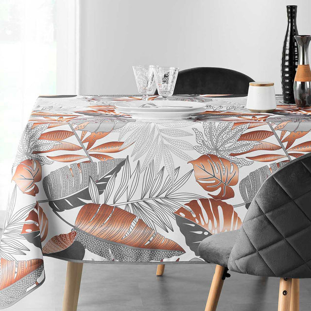 Alianor Weiß 150 x 240 cm, rechteckige Tischdecke mit Fleckschutz