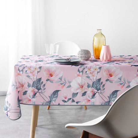 Alissia Pink 150 x 240 cm, rechteckige fleckabweisende Tischdecke