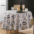 Alma Black Ø 180 cm, runde fleckabweisende Tischdecke