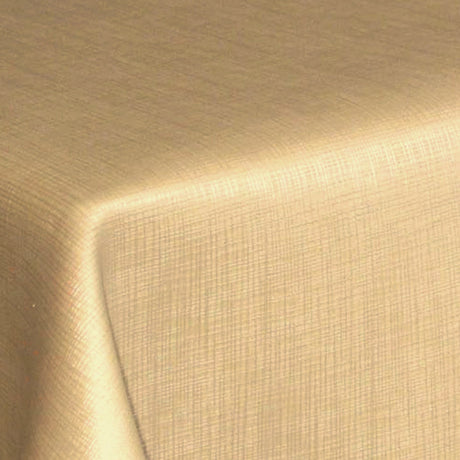 Ambar Polyline Beige – Muster der extra starken Wachstuch Tischdecke mit elegantem Oberflächenspiel