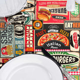 Americano – Wachstuch Tischdecke mit Retro-Diner-Vibes