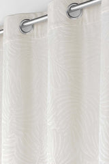Analia geprägter Velours Natur – Verdunkelungsvorhang 140 x 240 cm, Nahaufnahme