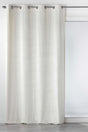 Analia geprägter Velours Natur – Verdunkelungsvorhang 140 x 240 cm