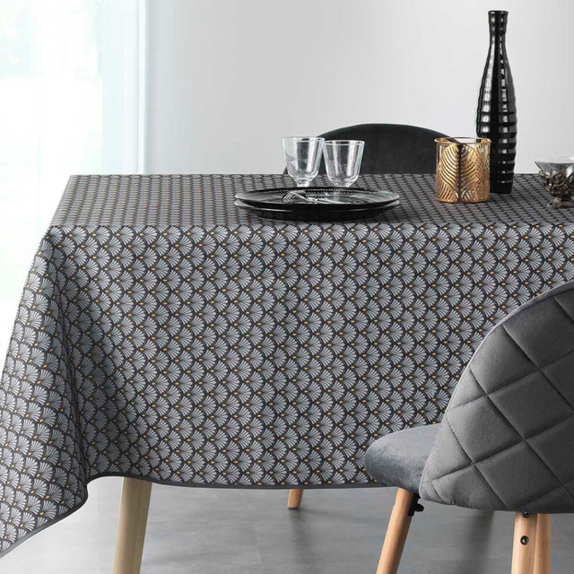 Artchic Anthrazit 150 x 240 cm, rechteckige Tischdecke, fleckabweisend