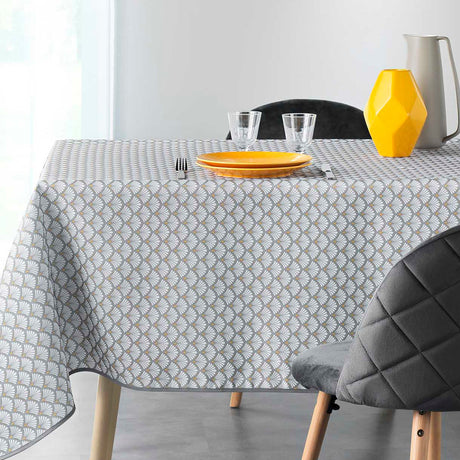 Artchic Weiß 150 x 240 cm, rechteckige fleckabweisende Tischdecke