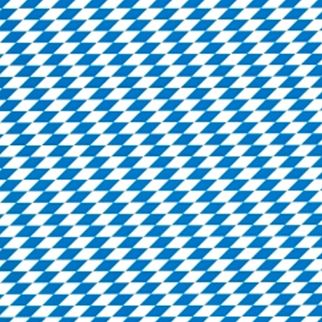 Bayerische Raute, klassisch karierte Wachstuch Tischdecke für Oktoberfest, Party, Biergarten u. a.