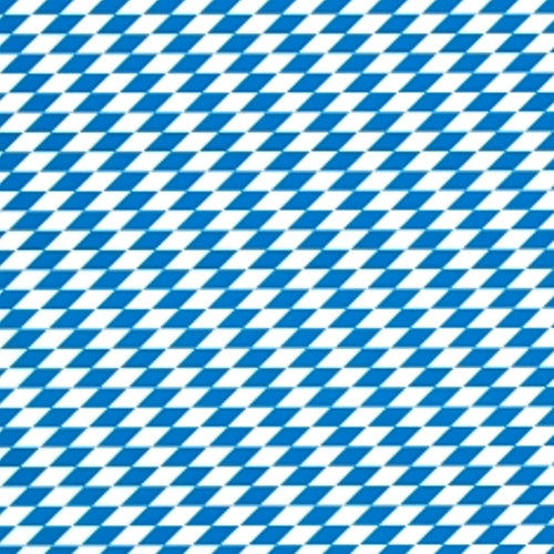 Oktoberfest Wachstischdecke Bayerische Raute – Runde Wachstischdecke mit Gummizug – für Tische Ø 60 - Ø 130 cm