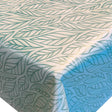 Beech Leaves Hellgrün – PVC-freie Wachstuch Tischdecke mit Blattzeichnungen