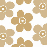 Lola Wachstuch Tischdecke - Big Flower Peanut