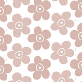 Big Flower Rosenwood - Lola Wachstuch Tischdecke mit großen Blumen in Beige