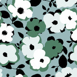 Big Flower Sage – Wachstuch Tischdecke mit Blumen