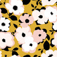 Big Flower Yellov – Wachstuch Tischdecke mit Blumen
