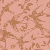 BIRDS Dusty Nut - Notes by Susanne Schjerning - abwaschbare Tischdecke mit rutschfester Unterseite