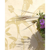 BIRDS Golden - Notes by Susanne Schjerning - abwaschbare Tischdecke mit rutschfester Unterseite