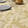 BIRDS Golden - Notes by Susanne Schjerning - abwaschbare Tischdecke mit rutschfester Unterseite
