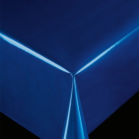 Trend Uni Blau - einfarbige PVC-freie Wachstuch Tischdecke