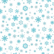 Tischfolie transparent für Weihnachten - Snow-Blue auf klarer Folie